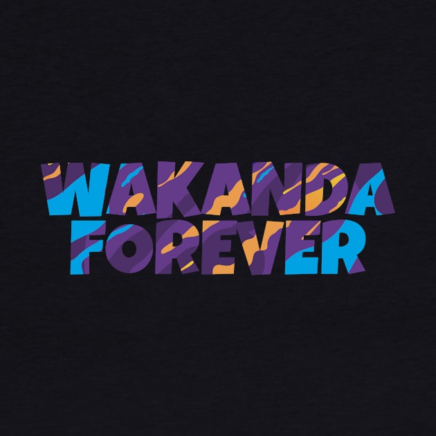 wakanda forever font by V x Y Creative